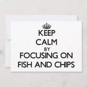 Bewahren Sie Ruhe, indem Sie sich auf Fish And Chi
