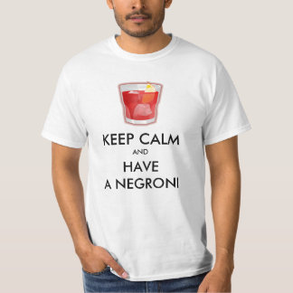Bewahren Sie Ruhe - Negroni Cocktail T-Shirt