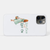 Bewahren Sie Ruhe & Stricken Sie Weiter iPhone-Hül Case-Mate iPhone Hülle (Rückseite (Horizontal))