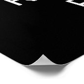 Bewahren Sie Ruhe und erwidern Sie das Feuer Poster (Ecke)