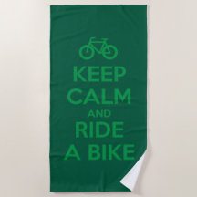 Bewahren Sie Ruhe und fahren Sie Fahrrad