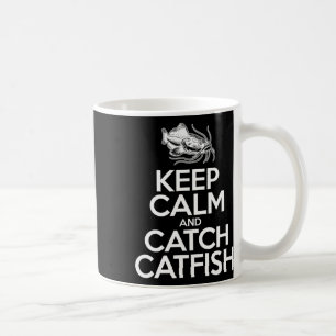 Bewahren Sie Ruhe und fangen Sie Fisch - Fischer a Kaffeetasse
