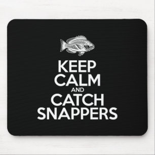 Bewahren Sie Ruhe und fangen Sie Fisch - Fischer b Mousepad