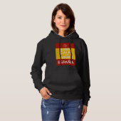 Bewahren Sie Ruhe und lang lebe Spanien Hoodie (Vorne ganz)