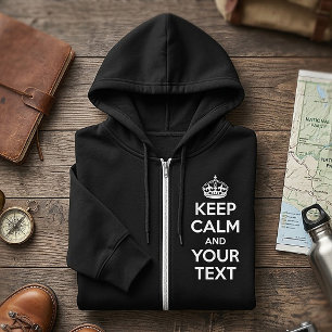 Bewahren Sie Ruhe und Machen Sie Weiter - Erstelle Hoodie