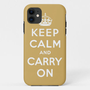Bewahren Sie Ruhe und machen Sie weiter Original Case-Mate iPhone Hülle