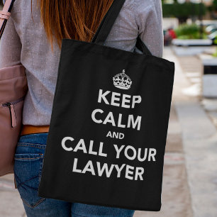 Bewahren Sie Ruhe und rufen Sie Ihren Anwalt an Tr Tasche