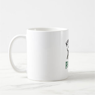 Bewahren Sie Ruhe und streicheln Sie einen Hund Vi Kaffeetasse