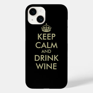 Bewahren Sie Ruhe und trinken Sie Wein iPhone 14 H Case-Mate iPhone 14 Hülle