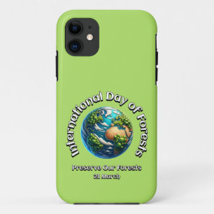 Bewahren Sie unsere Wälder. Internationaler Tag de Case-Mate iPhone Hülle