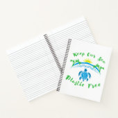 Bewahren Sie unseren Meeres-Plastik-freien Klimasc Notizblock (Innenseite)