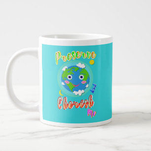Bewahren und beerdigen Sie mich Jumbo-Tasse