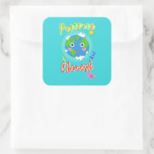 Bewahren und beerdigen Sie mich Quadratischer Aufkleber (Tasche)