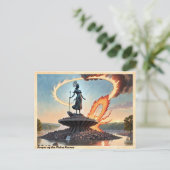 Bewahrer der Kansas Vintage-Ebene Postkarte (Stehend Vorderseite)