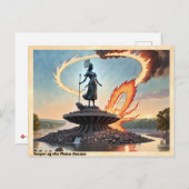 Bewahrer der Kansas Vintage-Ebene Postkarte (Vorne/Hinten)