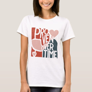 Bewährt im Laufe der Zeit – Minimales Valentinstag T-Shirt