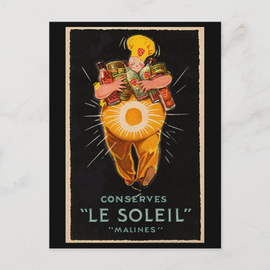 "Bewahrt Le Soleil" Vintage Werbung Postkarte (Vorderseite)
