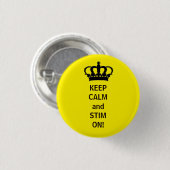 Bewahrt Ruhe und Stimmt weiter! Button (Vorne & Hinten)