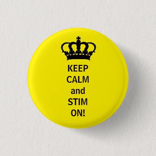 Bewahrt Ruhe und Stimmt weiter! Button (Vorderseite)