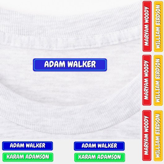 Bewährte Bezeichnung für Camp, School & Daycare Etiketten