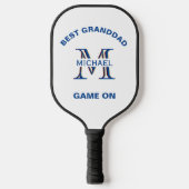 Bewährte Bezeichnung für Monogramm Pickleball Schläger (Vorderseite)