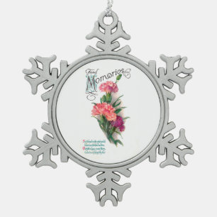 Bewährter Freund Schneeflocken Zinn-Ornament