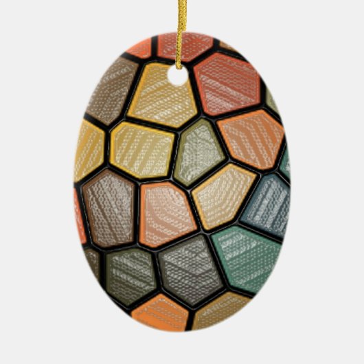 Bewahrter Plastikeffekt Keramik Ornament (Vorne)