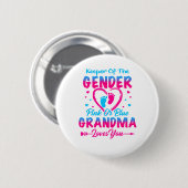 Bewahrung der Liebe Gender Pink oder Blue Oma Button (Vorne & Hinten)