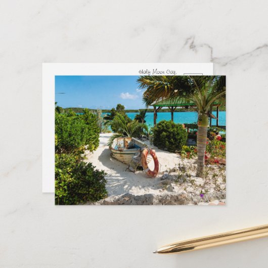 Bewahrung der Schiffswrak-Schönheit Postkarte (Vorderseite/Rückseite Beispiel)