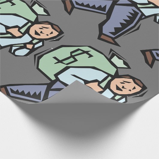 Bewahrung eines Geldbeutels Geschenkpapier