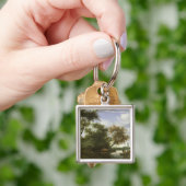 Bewaldete Flusslandschaft Schlüsselanhänger (Hand)
