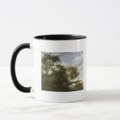 Bewaldete Flusslandschaft Tasse (Links)