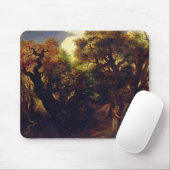 Bewaldete Landschaft mit Hagar und dem Engel Mousepad (Mit Mouse)