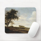 Bewaldete Landschaft (Öl auf Platte) Mousepad (Mit Mouse)