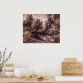 Bewaldete Landschaft Poster (Küche)