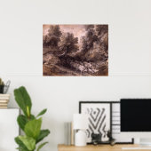 Bewaldete Landschaft Poster (Heimbüro)