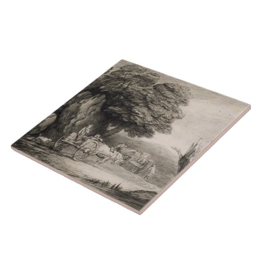 Bewaldete Landschaft Thomas Gainsboroughs | mit Fliese (Seite)