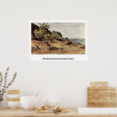Bewaldeter Strand von Giovanni Fattori Poster (Küche)