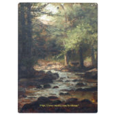 Bewaldeter Strom Klemmbrett (Rückseite)