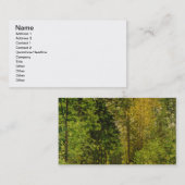 Bewaldeter Weg Claude Monets | Visitenkarte (Vorne/Hinten)