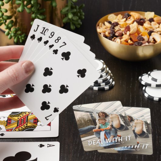 Bewältigung des Problems - Personalisiertes Foto f Spielkarten (In Situ)