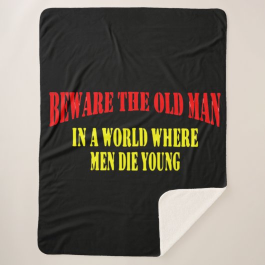 BEWARE DER ALTE MANN SHERPADECKE (Vorderseite)