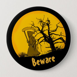 Beware Grim Sensenmann Button