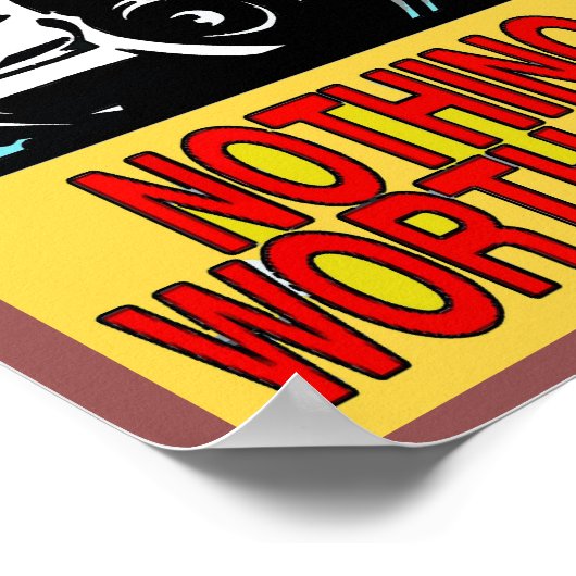 BEWARE, GUN-EIGENTURSIGN POSTER (Ecke)