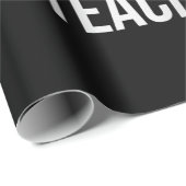 Beware Gym Teacher Physical Education Gift Geschenkpapier (Rolleneckpunkt)