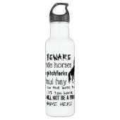 BEWARE - I REITER PORSES - EDELSTAHLFLASCHE (Vorderseite)