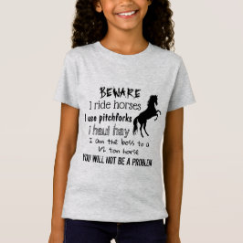 BEWARE - I RIDE HORS - T-Shirt