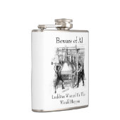 Beware of AI - Luddites Warned Us Flachmann (Rechts)