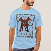 Beware of Dog "Cave Canem" Greco-Roman Image T-Shirt (Vorderseite)