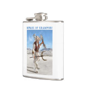 Beware of Krampus! Flachmann (Links)